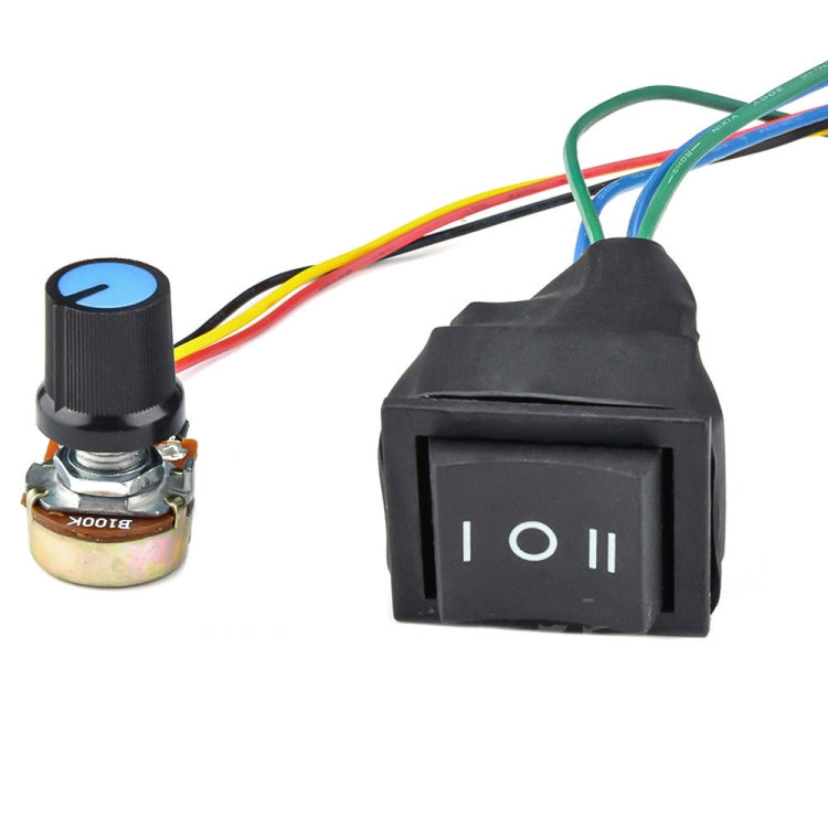20A Forward And Reverse DC Speed Regulator 9-60V Pulse Wide Motor Driver PWM Control Board(With Switch)