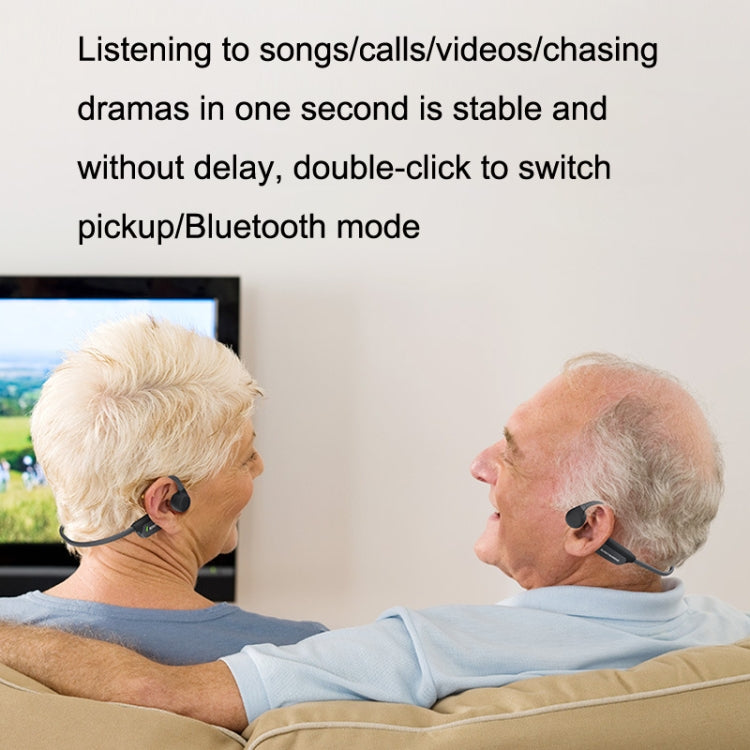Elderly Bone Conduction Headphone Hearing Aid Bluetooth Headphone Amplifier