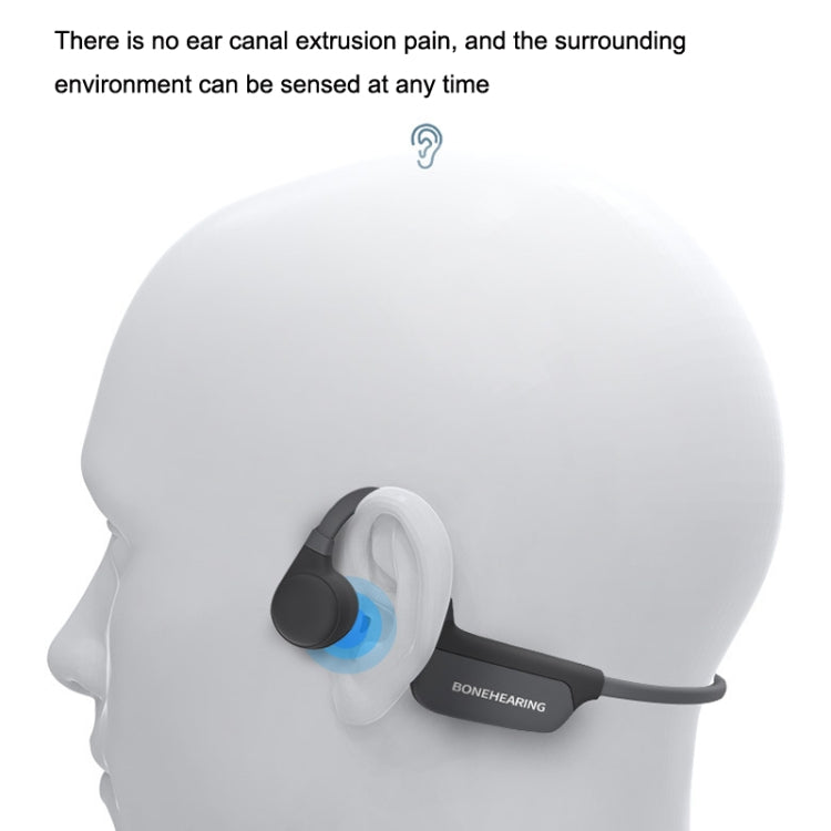 Elderly Bone Conduction Headphone Hearing Aid Bluetooth Headphone Amplifier