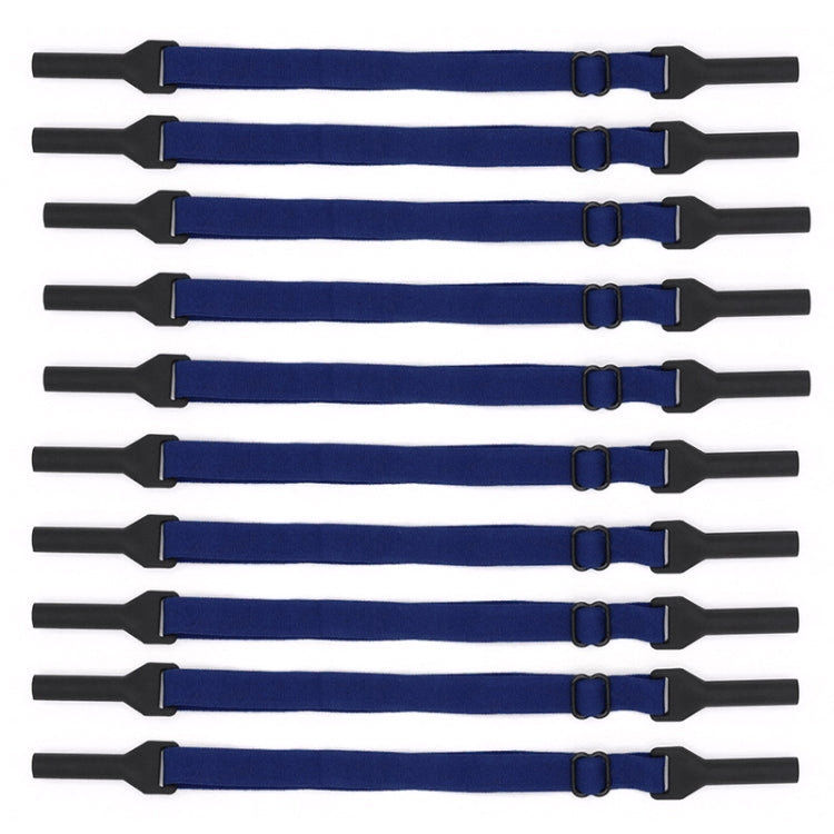 10pcs Long Style Glasses Non-Slip Rope Adjustable Elastic Sports Legs Anti-Drop Fixed Strap