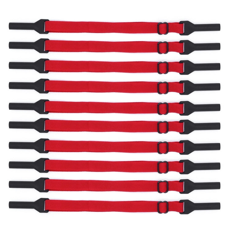 10pcs Long Style Glasses Non-Slip Rope Adjustable Elastic Sports Legs Anti-Drop Fixed Strap