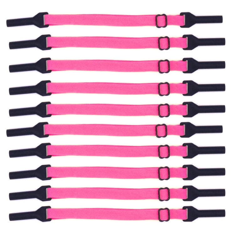 10pcs Short Style Glasses Non-Slip Rope Adjustable Elastic Sports Legs Anti-Drop Fixed Strap