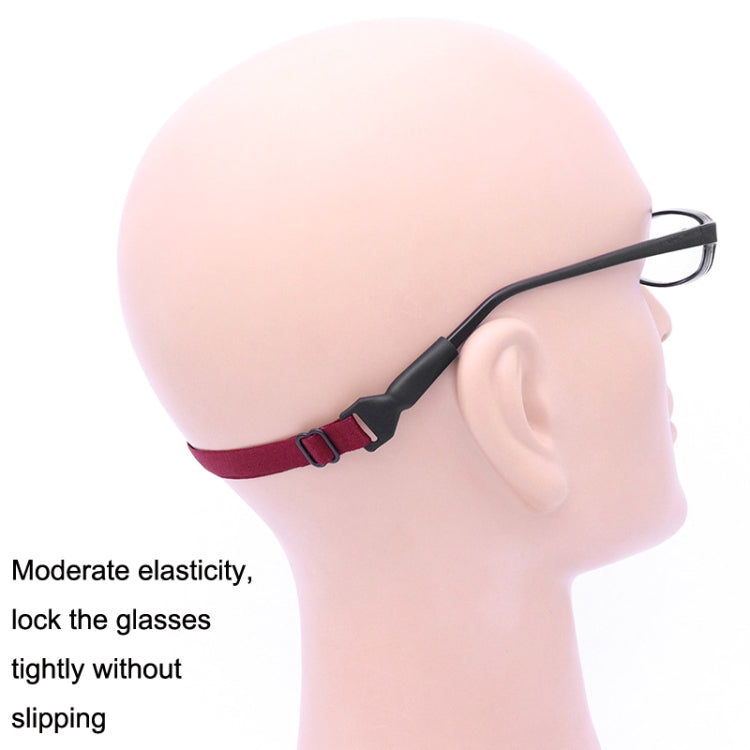 10pcs Short Style Glasses Non-Slip Rope Adjustable Elastic Sports Legs Anti-Drop Fixed Strap