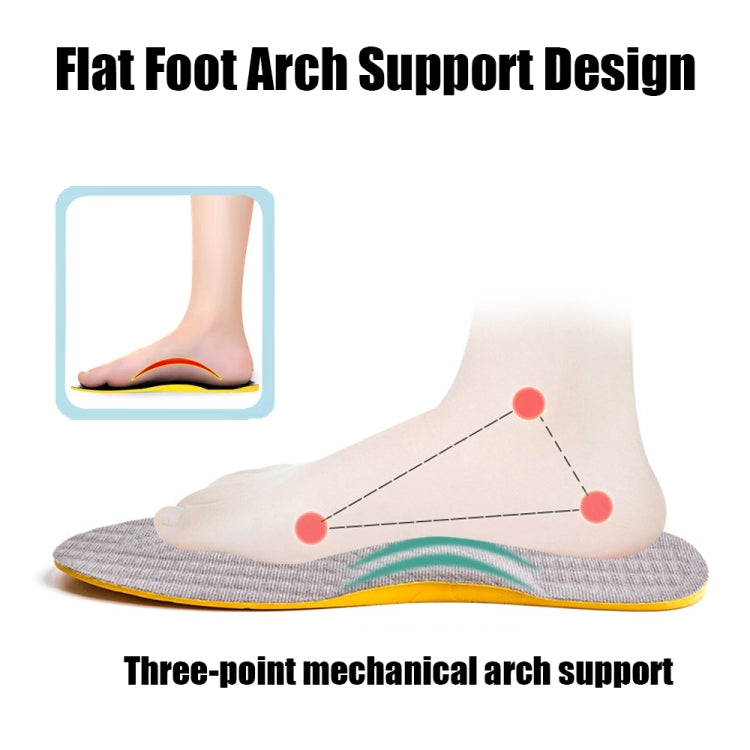 1pair O/X Leg Orthopedic Insoles Correction Shoe Inserts Arch Support Sports Shoe Pads, Size: