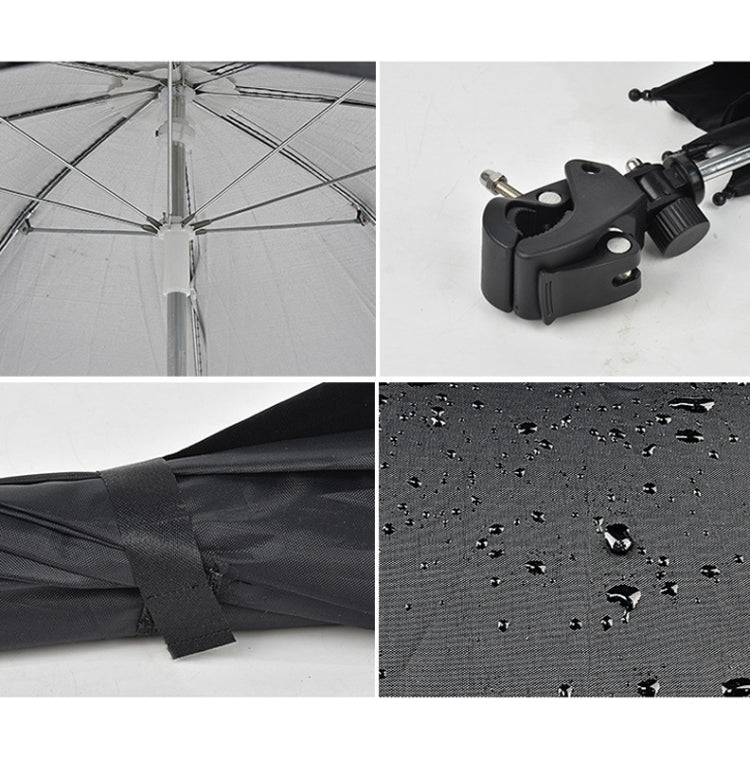 50cm Camera Umbrella Sunshade Adjustable Mobile Phone Parasol With Clip