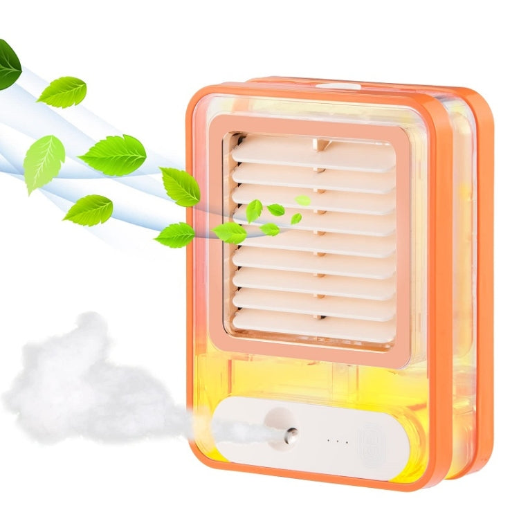 Small Electric Fan Humidification Spray with Ambient Night Light