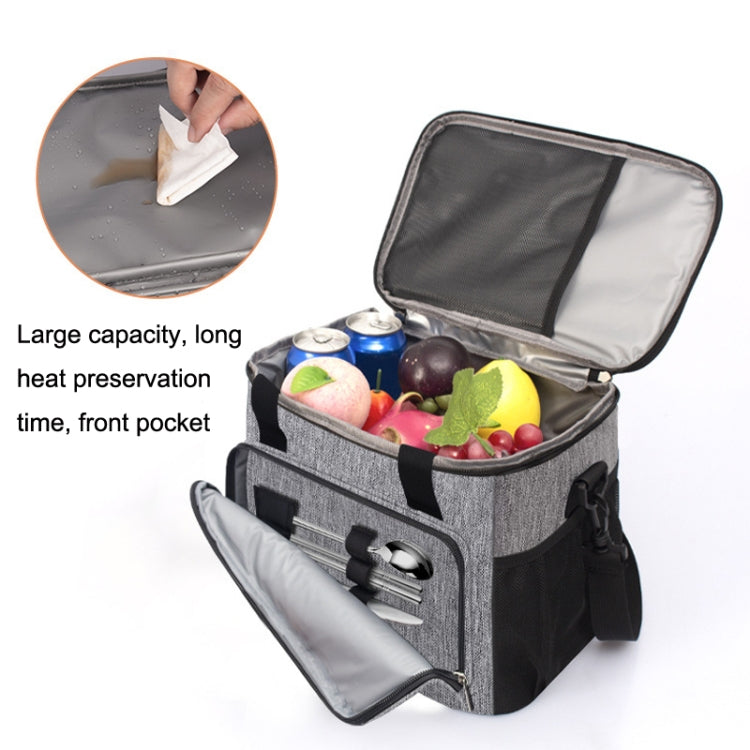 15L Waterproof Oxford Cloth Picnic Bag Outdoor Ice Pack Thickened Portable Insulation Bag