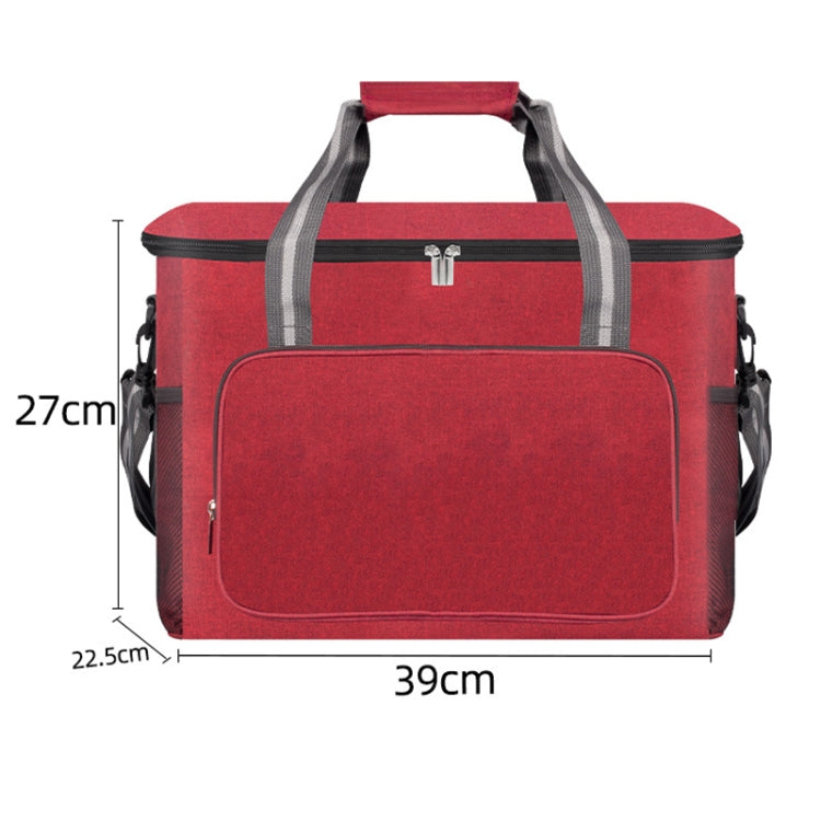 24L Waterproof Oxford Cloth Picnic Bag Outdoor Ice Pack Thickened Portable Insulation Bag