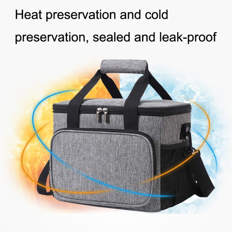 24L Waterproof Oxford Cloth Picnic Bag Outdoor Ice Pack Thickened Portable Insulation Bag