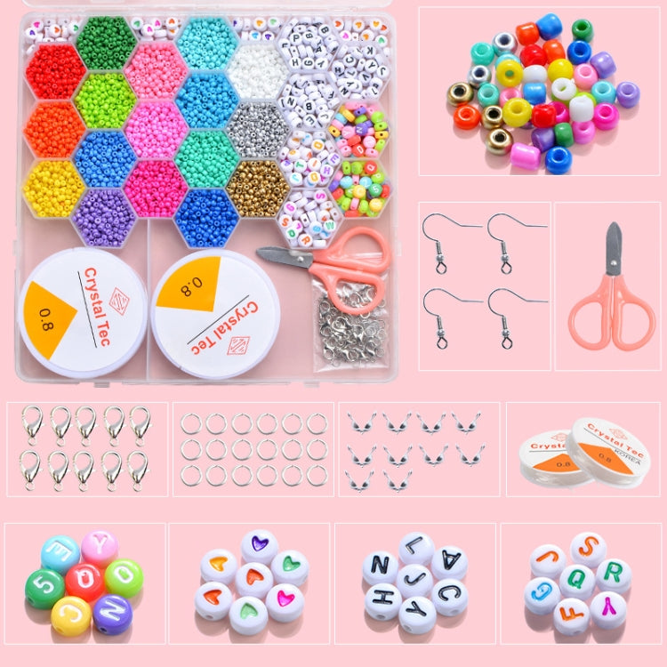 3mm Luminous Millet Beads DIY Beaded Storage Box Toys, Style: