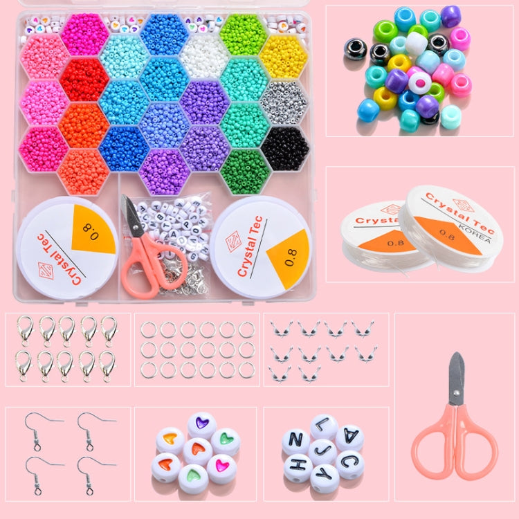 3mm Luminous Millet Beads DIY Beaded Storage Box Toys, Style: