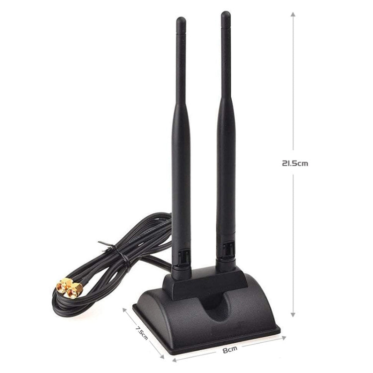 2.4GHz 5GHz 6DBI Magnetic Suction WiFi Antenna PCI-E WiFi Network Card