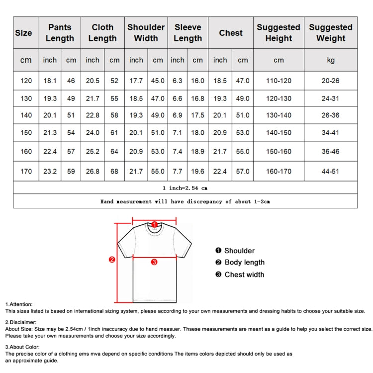 2pcs/set Middle and Big Kids Summer Boys Short T-shirt and Pants, Size: 1