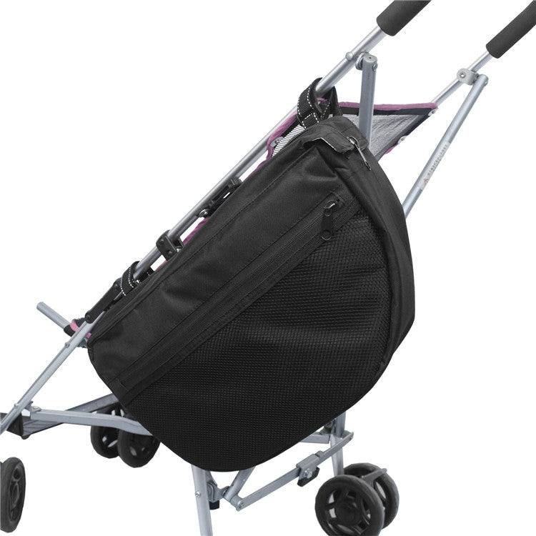 Baby Stroller Insulation Bag Wheelchair Hanging Storage Bag(Black)