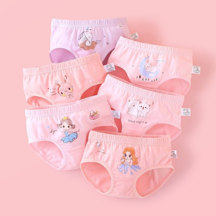 Soft And Comfortable Children Underwear High Stretch Cotton Girls Briefs, Size: