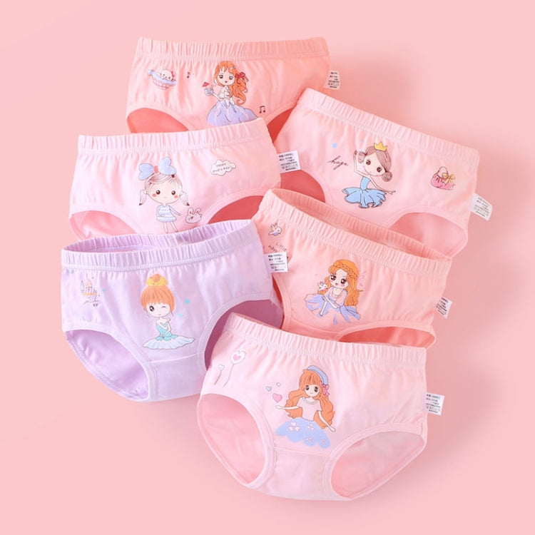Soft And Comfortable Children Underwear High Stretch Cotton Girls Briefs, Size: