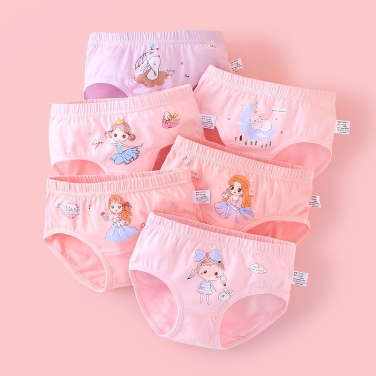 Soft And Comfortable Children Underwear High Stretch Cotton Girls Briefs, Size: