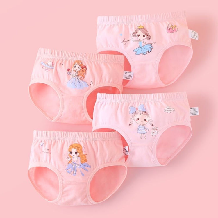 Soft And Comfortable Children Underwear High Stretch Cotton Girls Briefs, Size: