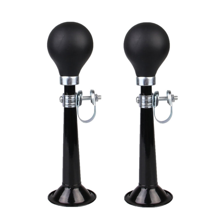 2pcs 7 inch Metal Plating Bicycle Air Horn Bicycle Accessories, Color: