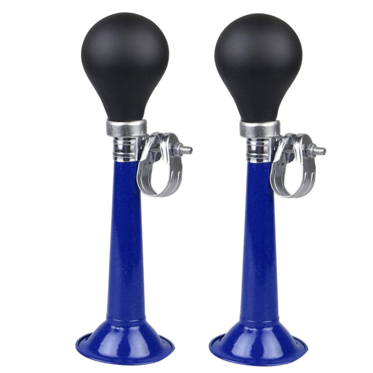 2pcs 7 inch Metal Plating Bicycle Air Horn Bicycle Accessories, Color:
