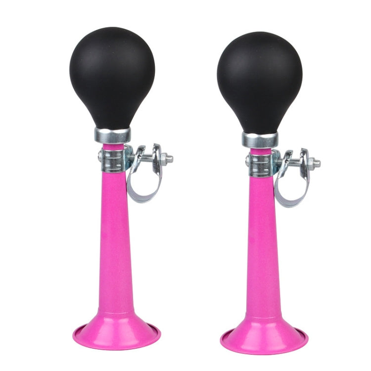 2pcs 7 inch Metal Plating Bicycle Air Horn Bicycle Accessories, Color: