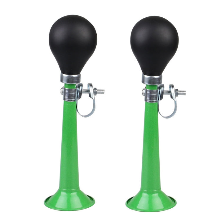 2pcs 7 inch Metal Plating Bicycle Air Horn Bicycle Accessories, Color: