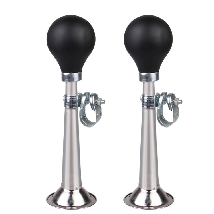 2pcs 7 inch Metal Plating Bicycle Air Horn Bicycle Accessories, Color: