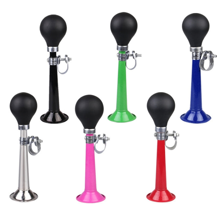 2pcs 7 inch Metal Plating Bicycle Air Horn Bicycle Accessories, Color: