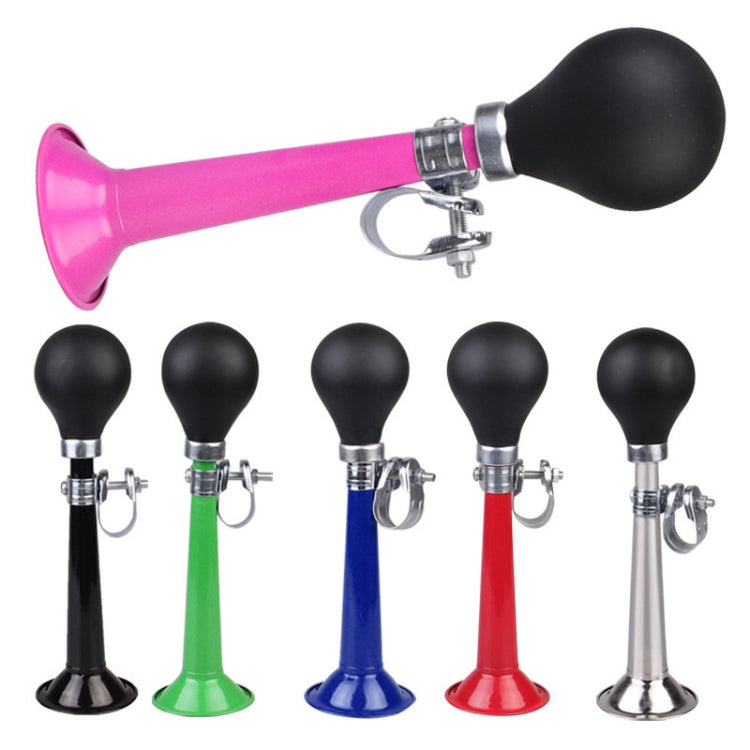 2pcs 7 inch Metal Plating Bicycle Air Horn Bicycle Accessories, Color: