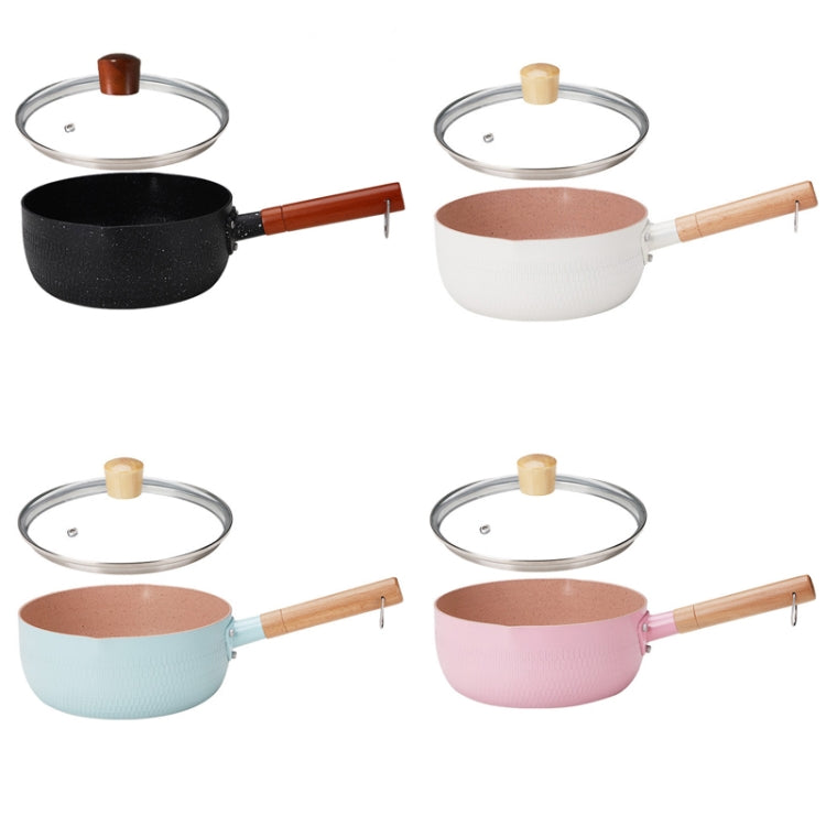 22cm With Cover Boil Instant Noodles Non-Stick Pan Baby Food Supplement Pan Maifan Stone Small Milk Pot
