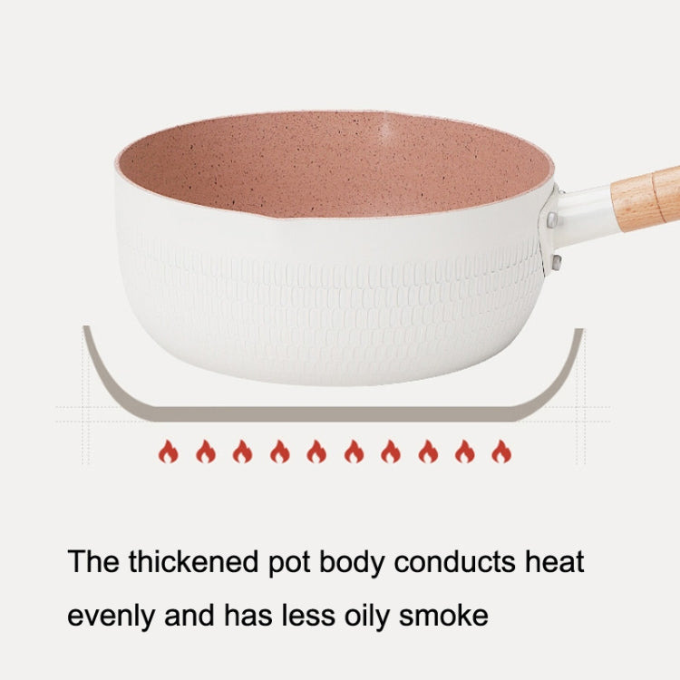 22cm With Cover Boil Instant Noodles Non-Stick Pan Baby Food Supplement Pan Maifan Stone Small Milk Pot