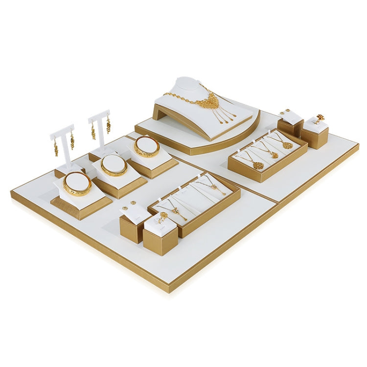 Jewelry Display Microfiber Jewelry Props Display Rack Set
