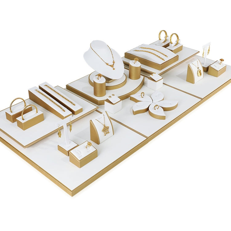 Jewelry Display Microfiber Jewelry Props Display Rack Set