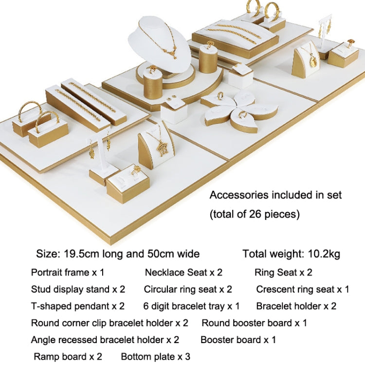 Jewelry Display Microfiber Jewelry Props Display Rack Set