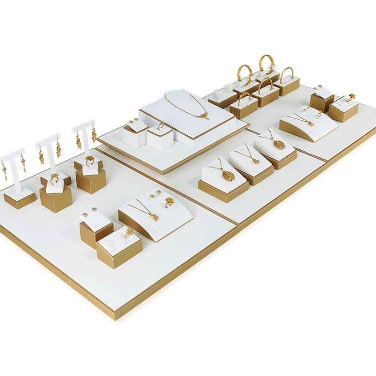 Jewelry Display Microfiber Jewelry Props Display Rack Set