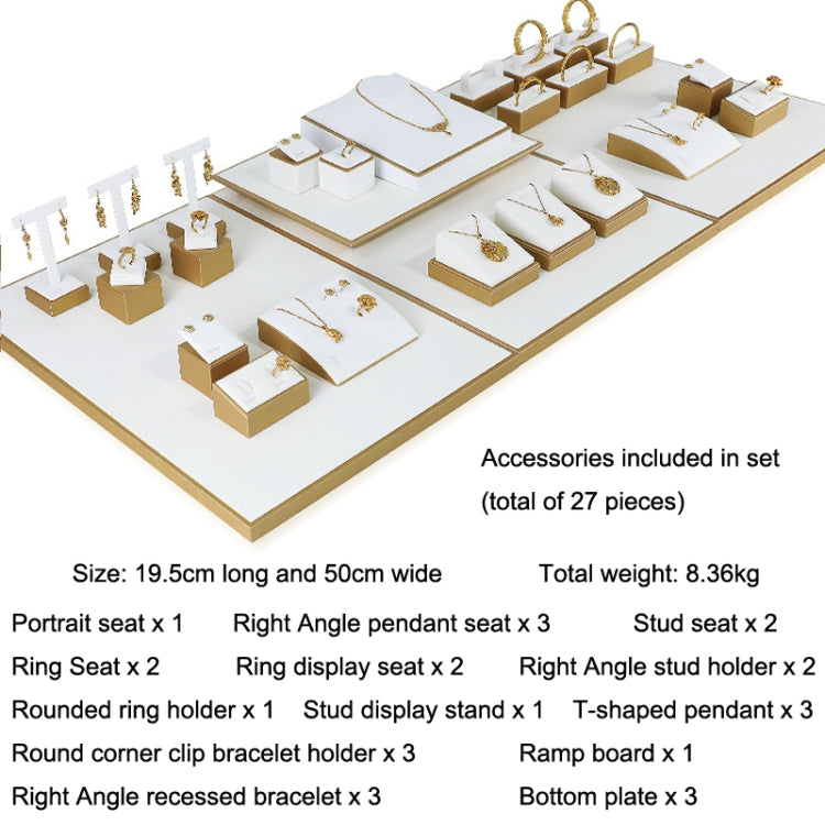Jewelry Display Microfiber Jewelry Props Display Rack Set