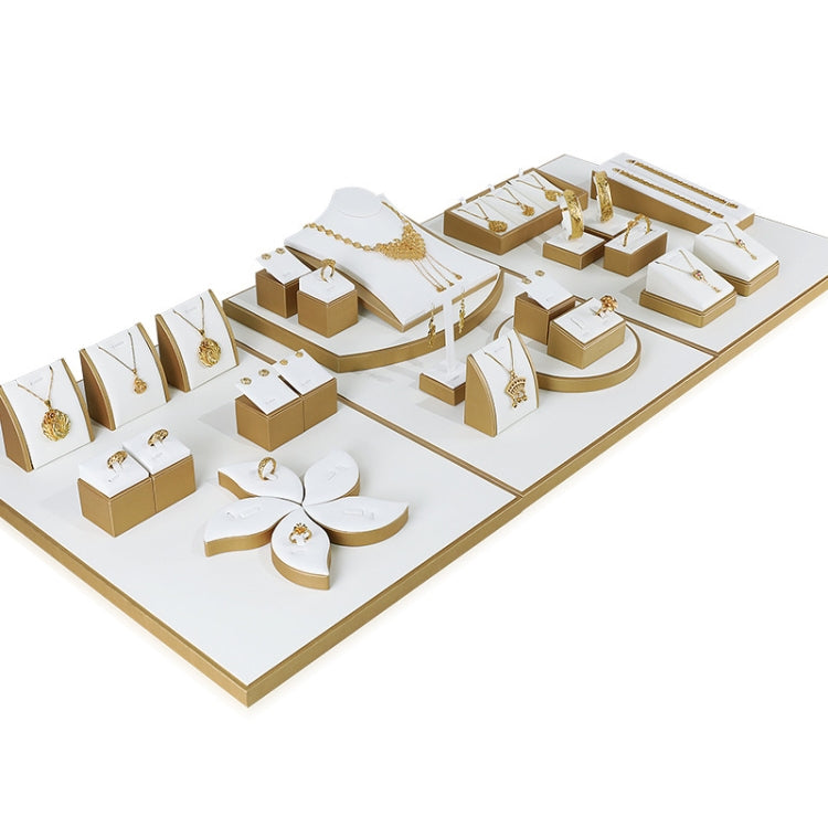 Jewelry Display Microfiber Jewelry Props Display Rack Set