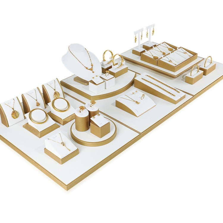 Jewelry Display Microfiber Jewelry Props Display Rack Set