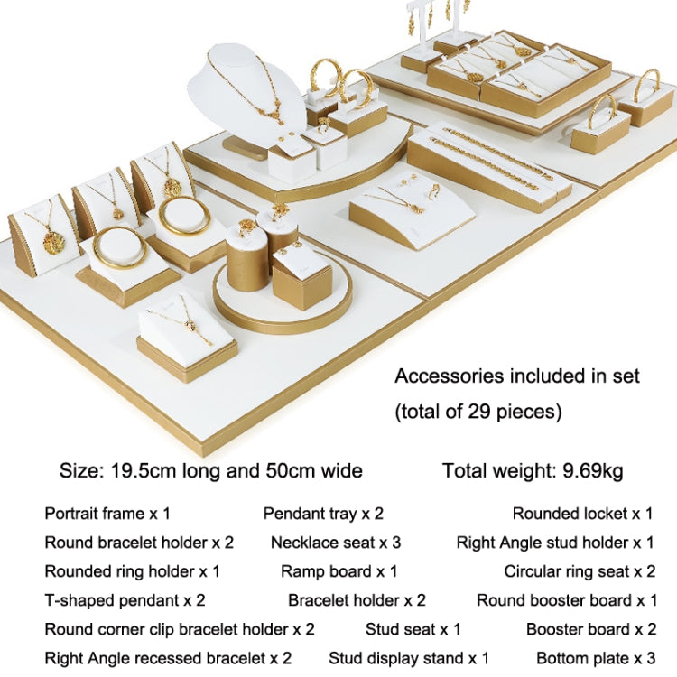 Jewelry Display Microfiber Jewelry Props Display Rack Set