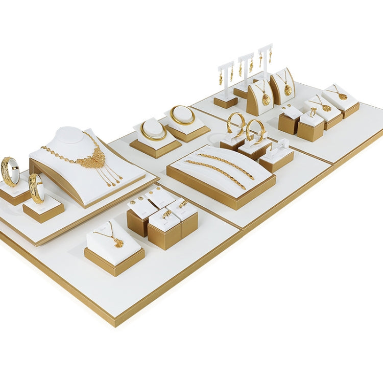 Jewelry Display Microfiber Jewelry Props Display Rack Set