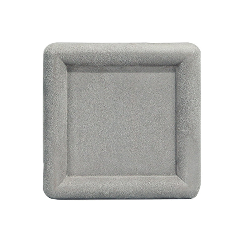 12x12x1.5cm Jewelry Tray Ring Square Empty Plate Earrings Necklace Jewelry Display Tray