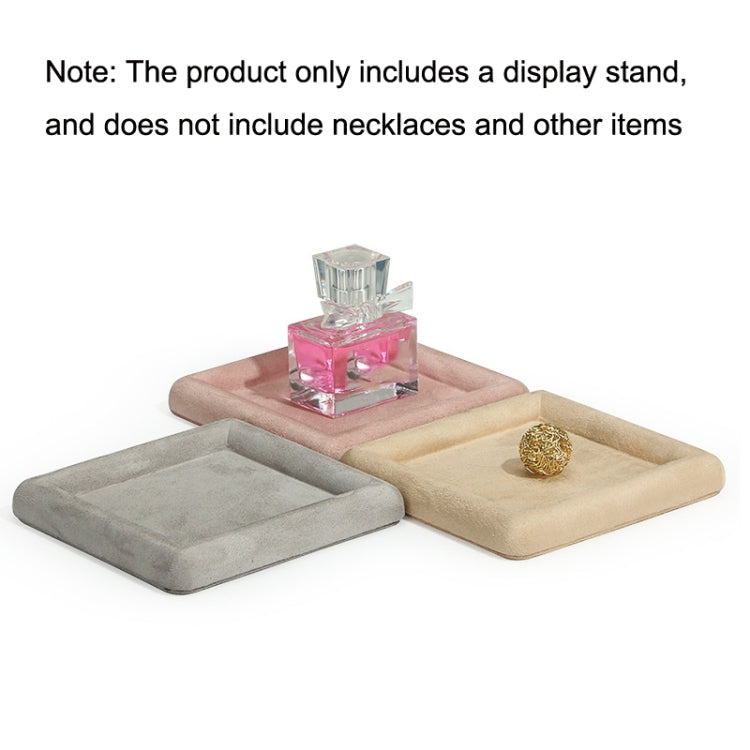 12x12x1.5cm Jewelry Tray Ring Square Empty Plate Earrings Necklace Jewelry Display Tray