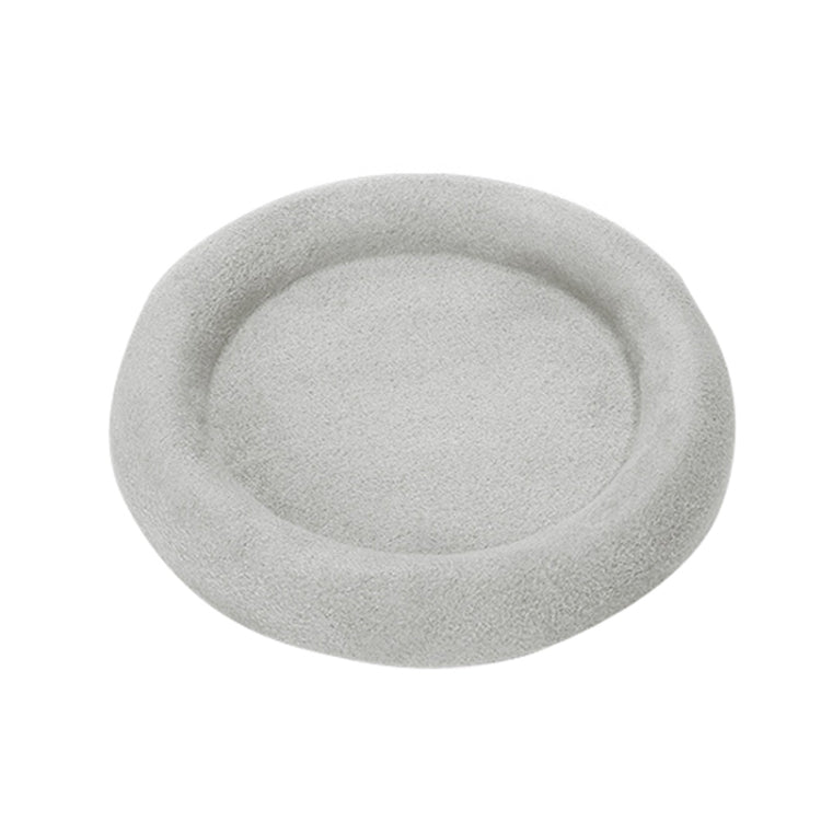 12x1.8cm Jewelry Ring Velvet Leather Round Empty Plate Bracelet Display Rack