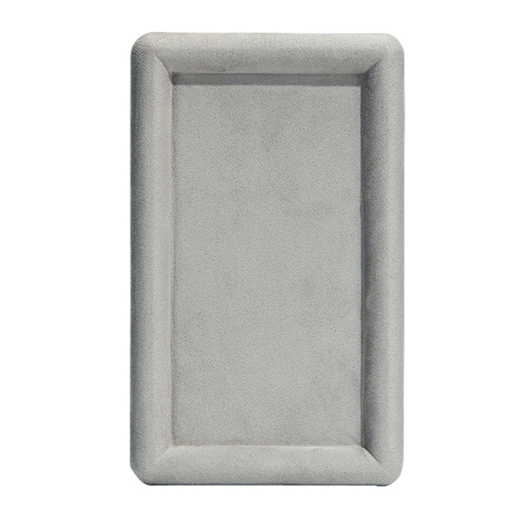 20x12x1.5cm Jewelry Tray Ring Rectangular Empty Plate Earrings Necklace Jewelry Display Plate