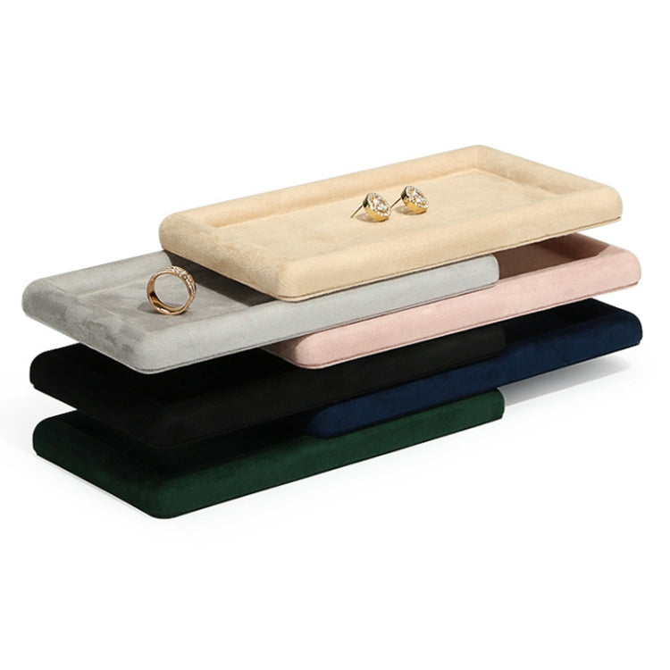 20x12x1.5cm Jewelry Tray Ring Rectangular Empty Plate Earrings Necklace Jewelry Display Plate