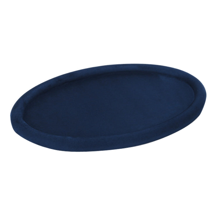 30x20x1.8cm Jewelry Tray Ring Velvet Leather Oval Empty Plate Earrings Necklace Jewelry Display Plate