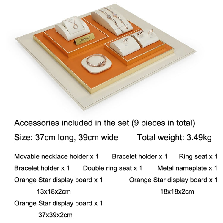 Jewelry Display Stand Necklace Earrings Display Counter Props Set