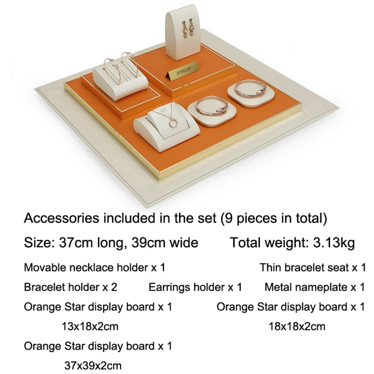 Jewelry Display Stand Necklace Earrings Display Counter Props Set