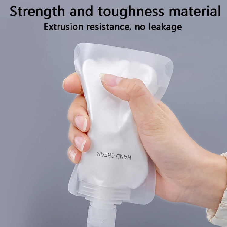 20pcs Travel Refillable Empty Squeeze Pouch Lotion Shampoo Squeezable Bags, Spec: