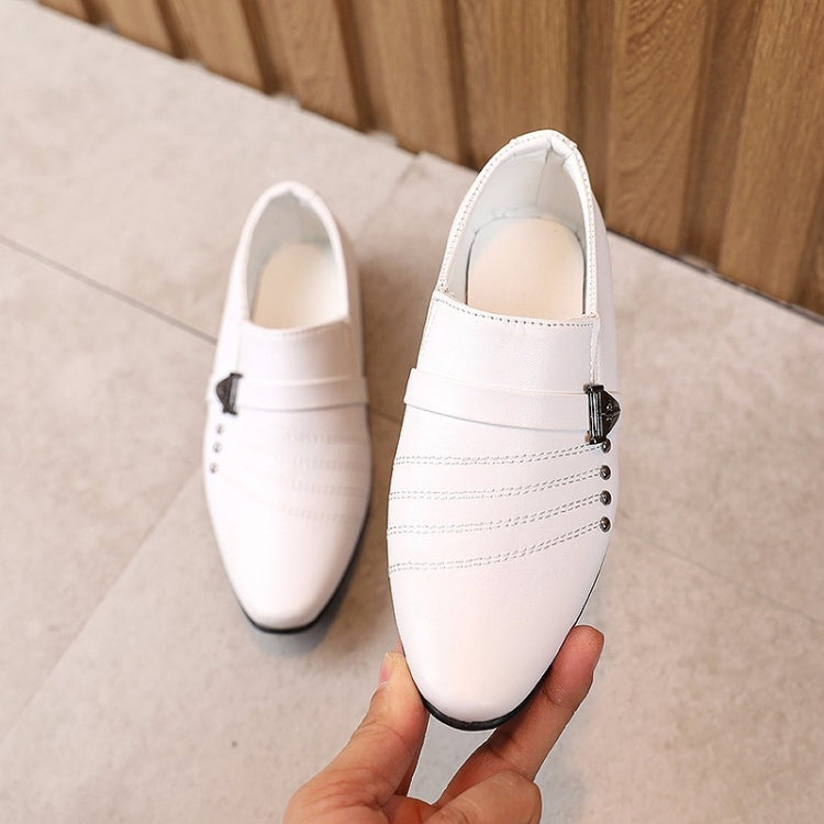 Children Dress Leather Shoes British Style Casual Performance Shoes, Size: